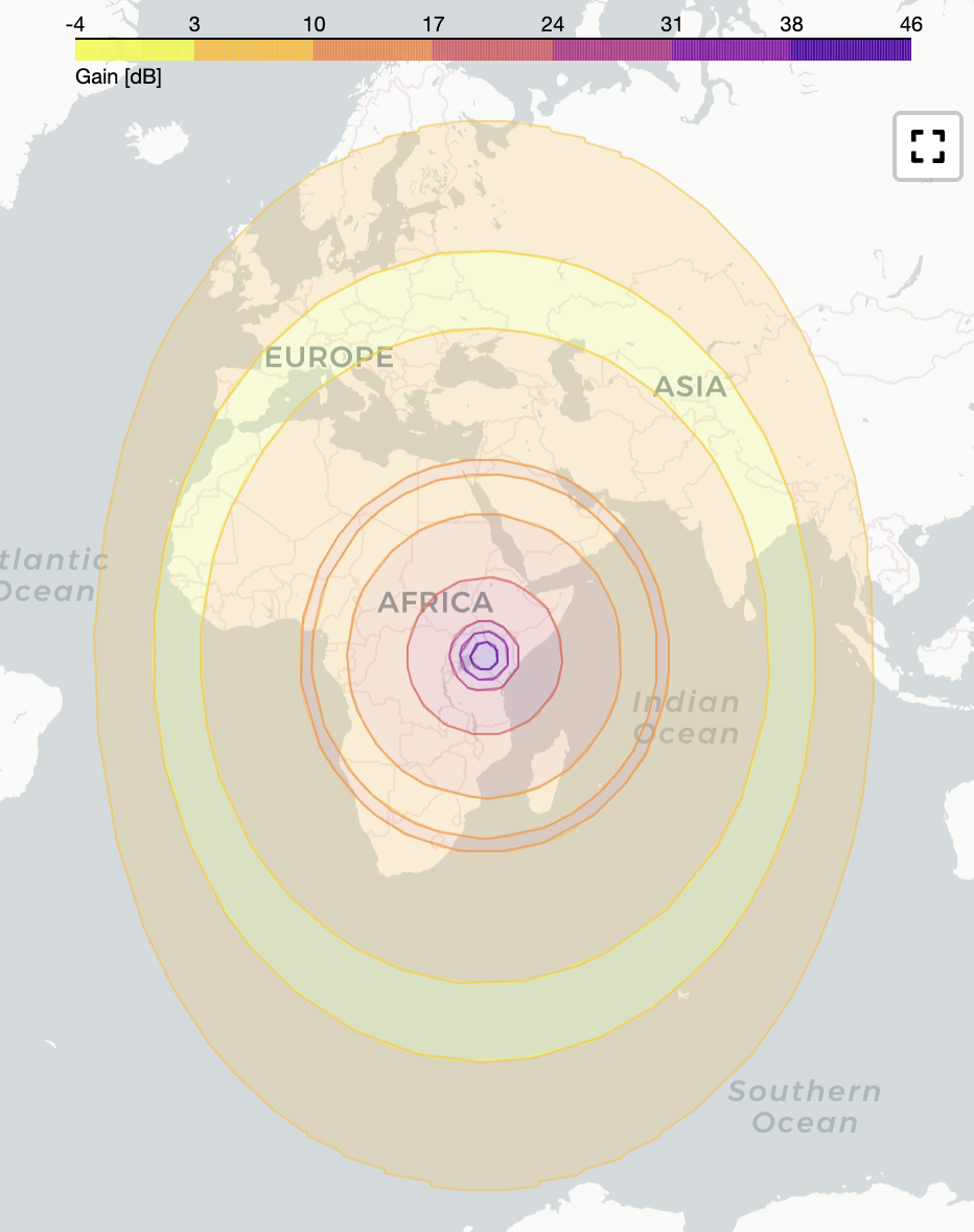 A screenshot of a contour plot